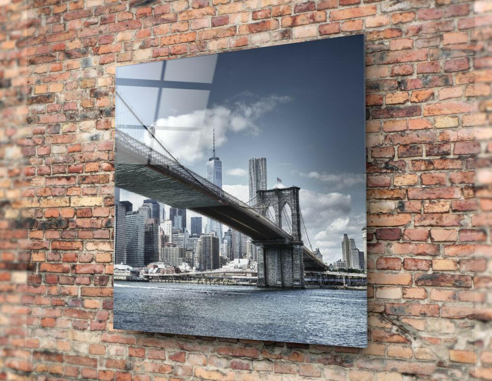 Brooklyn Köprüsü Cam Tablo.