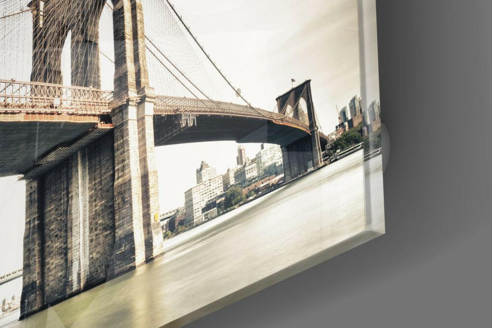 Brooklyn Köprüsü Cam Tablo.
