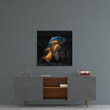 Betta Balık Cam Tablo.