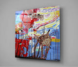 Yıldız Savaşları Soyut Cam Tablo.