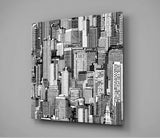 Kalabalıktaki Yalnızlık Cam Tablo.