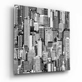 Kalabalıktaki Yalnızlık Cam Tablo.