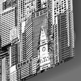 Kalabalıktaki Yalnızlık Cam Tablo.