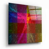 Da Vinci'nin Çizgileri Cam Tablo.