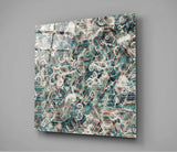 Şekillerin Gizemi Cam Tablo.