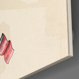 Özgürlüğe Doğru Balon Yolculuğu Cam Tablo.