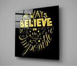 “Always Believe in the Impossible” Cam Tablo.