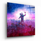 Yeni Dünyalar Cam Tablo.