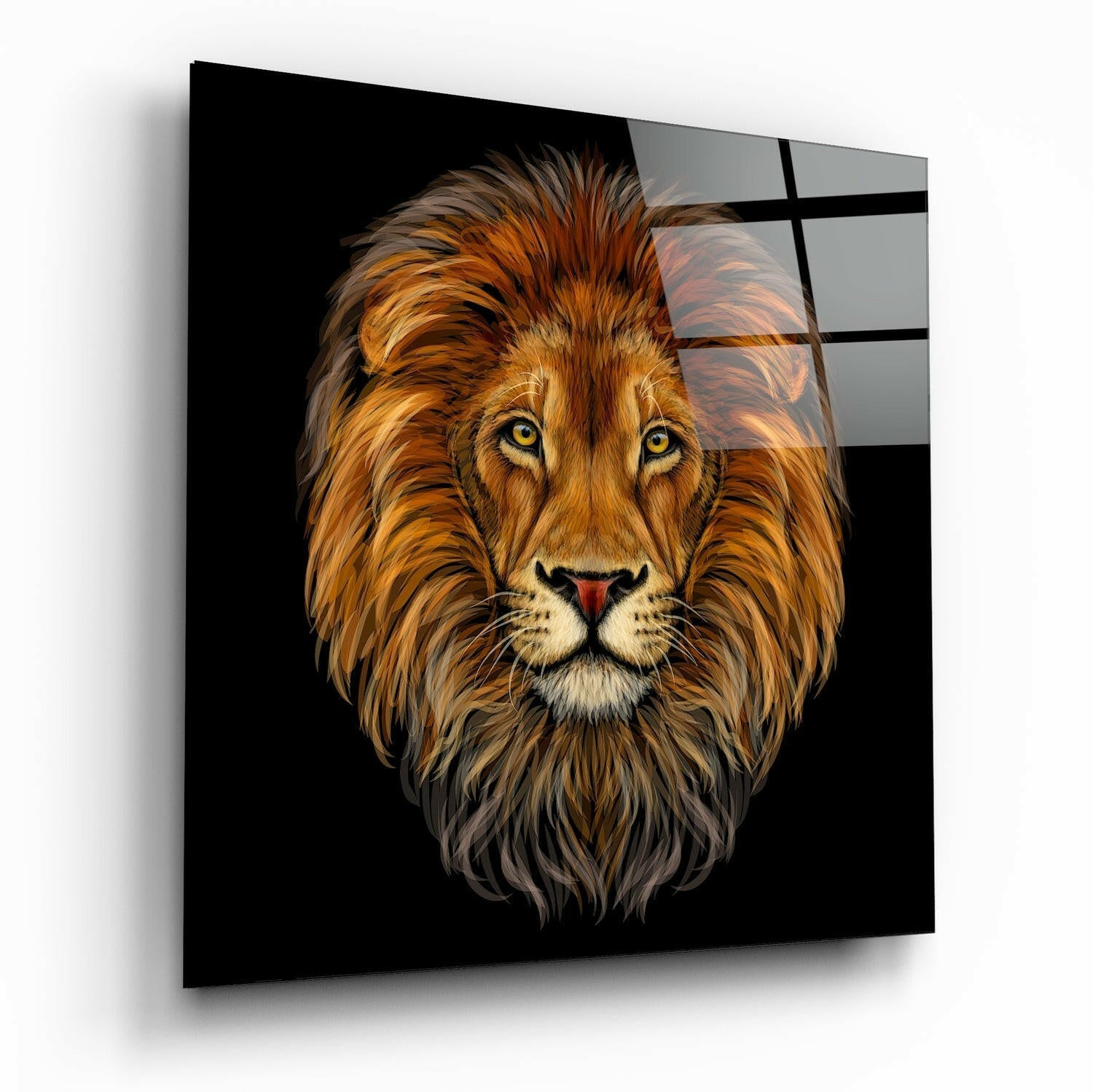 Aslan Cam Tablo.