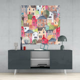 Şirin Evler Cam Tablo.