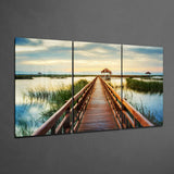 İskele Mega Mega Cam Tablo.