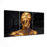 Kadın Mega Cam Tablo.