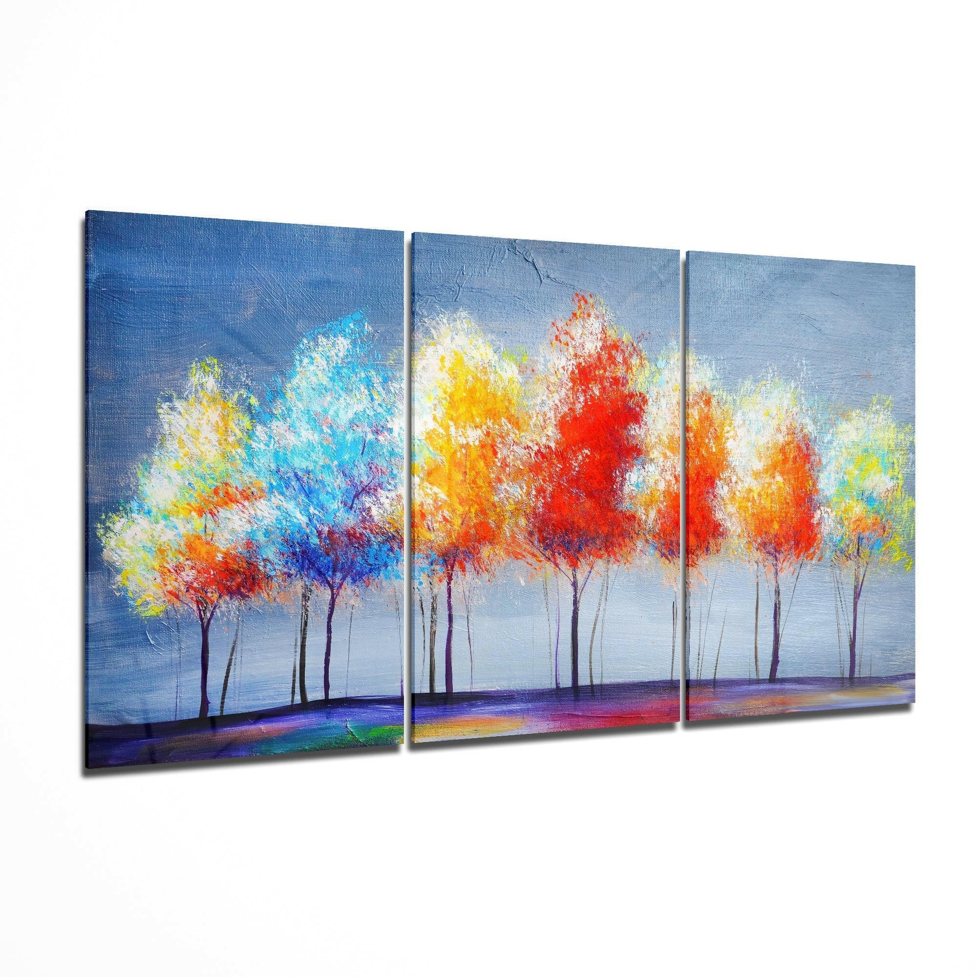 Rüya Ağaçlar Mega Cam Tablo.