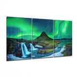 Kuzey Işıklar - Aurora Mega Cam Tablo.
