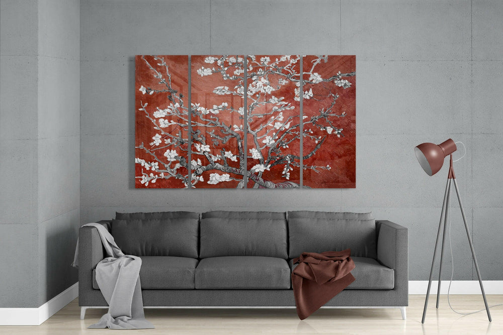 Sakura 4 Parça Mega Cam Tablo | 150x92 cm.
