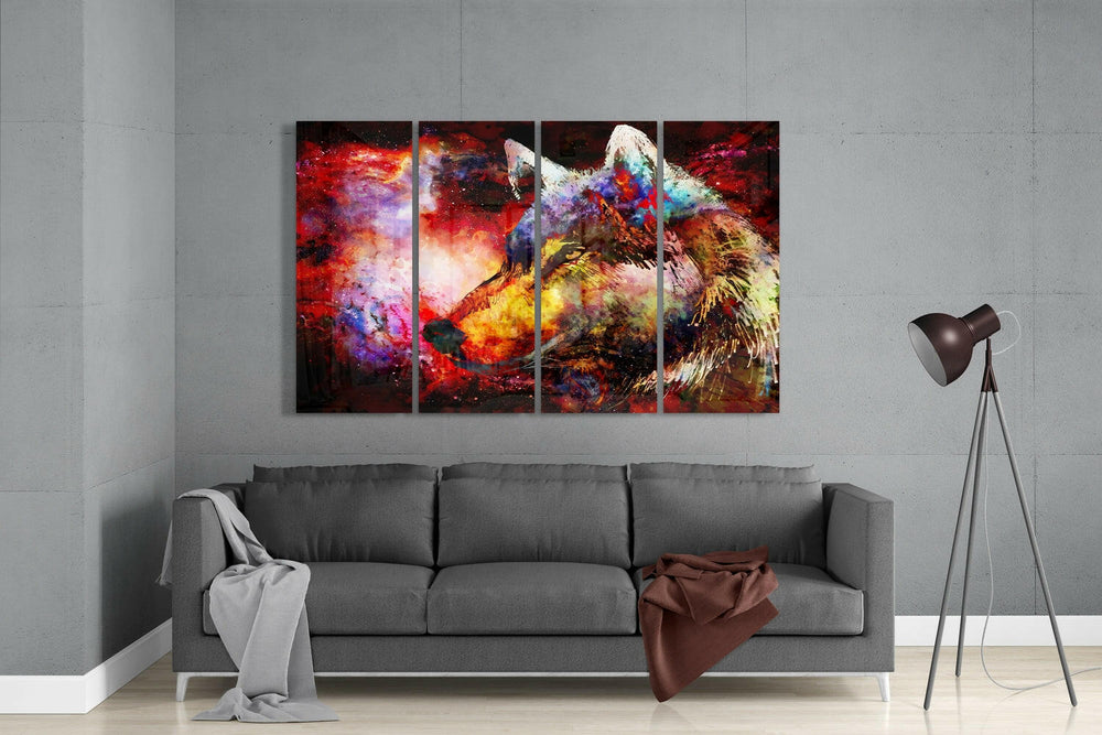 Kurt 4 Parça Mega Cam Tablo | 150x92 cm.