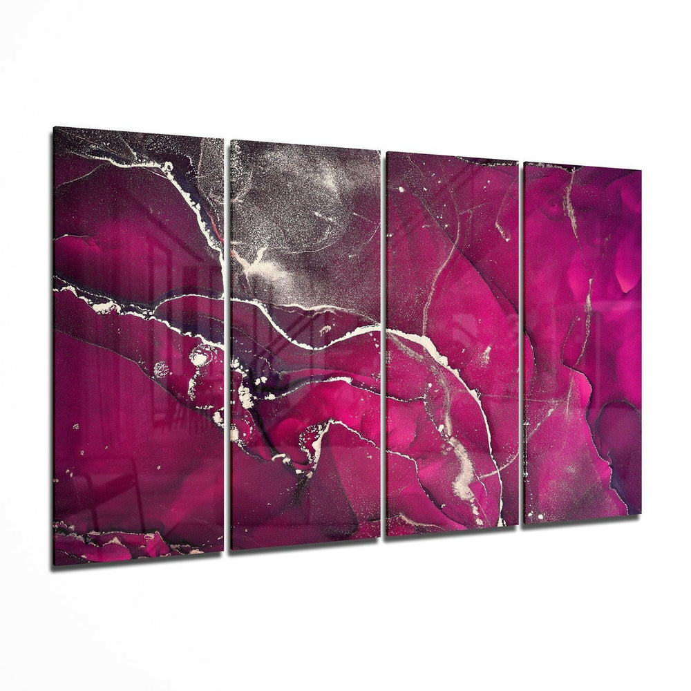 Mermer 4 Parça Mega Cam Tablo | 150x92 cm.