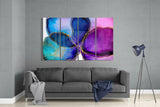 Çiçek Mürekkebi 4 Parça Mega Cam Tablo | 150x92 cm.