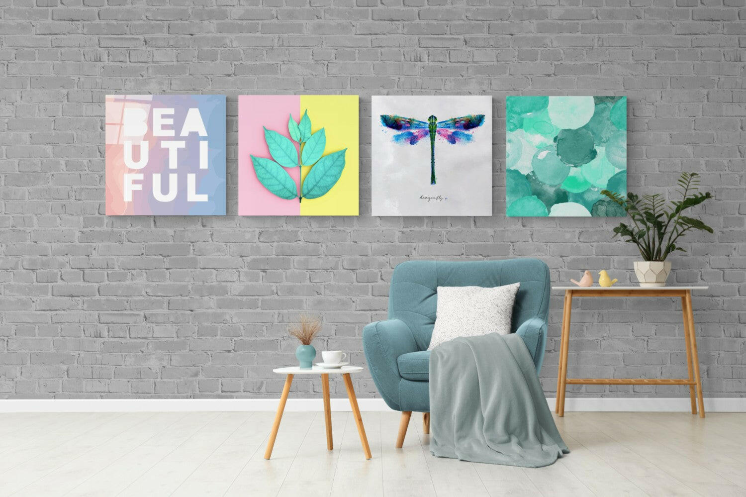 Güzellik Quadro Cam Tablo.