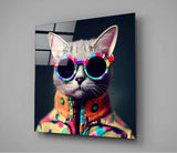 En Havalı Kedi Cam Tablo || Tasarımcı Koleksiyonu.