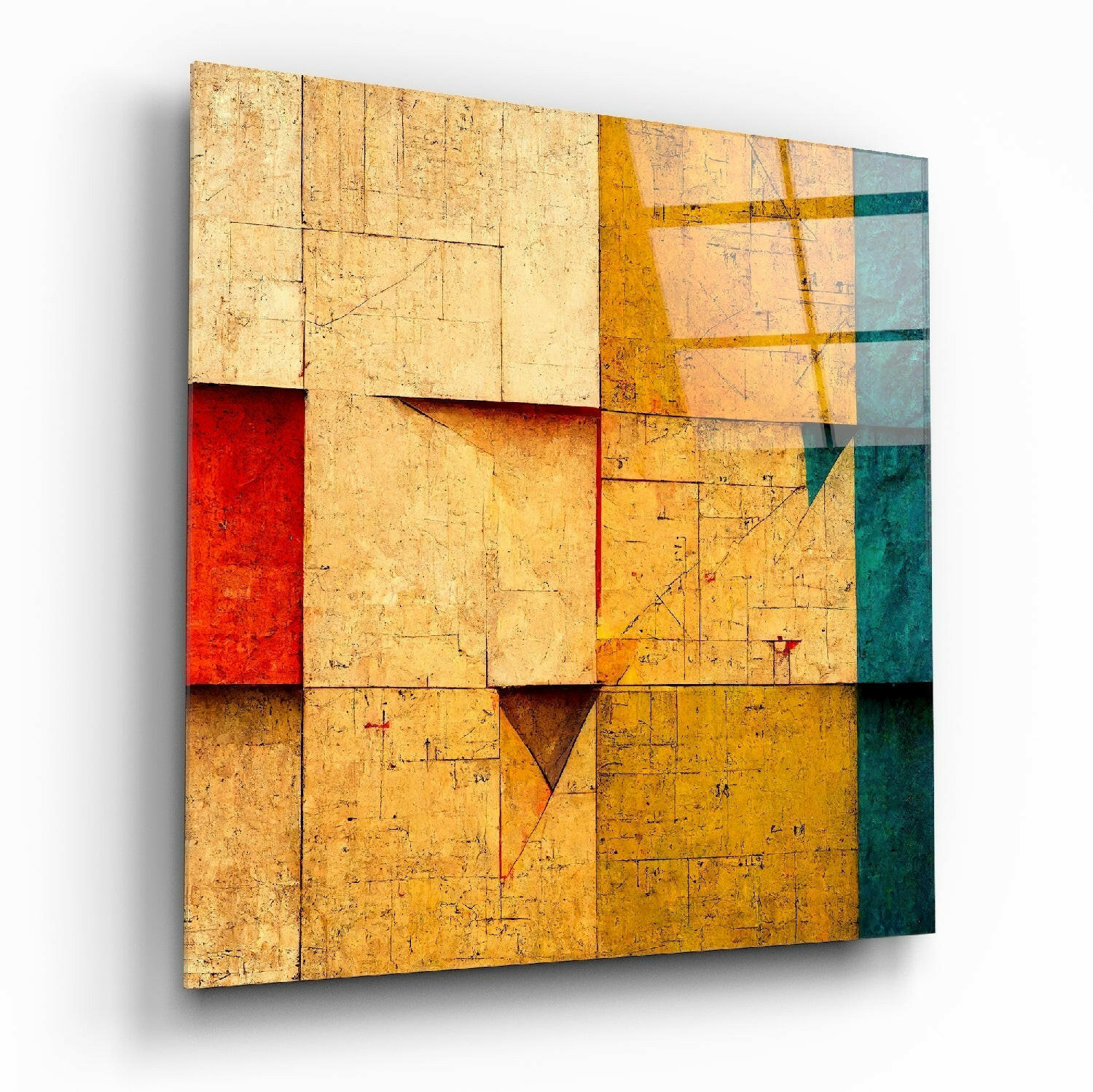 Antik Duvar Cam Tablo || Tasarımcı Koleksiyonu.