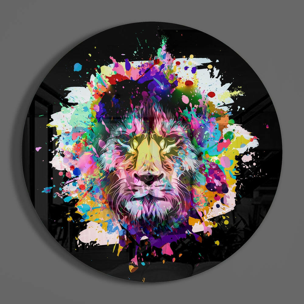 Aslan Cam Tablo.