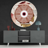 Nazar Boncuğu Cam Tablo.