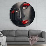 Renkli Gözler Cam Tablo.