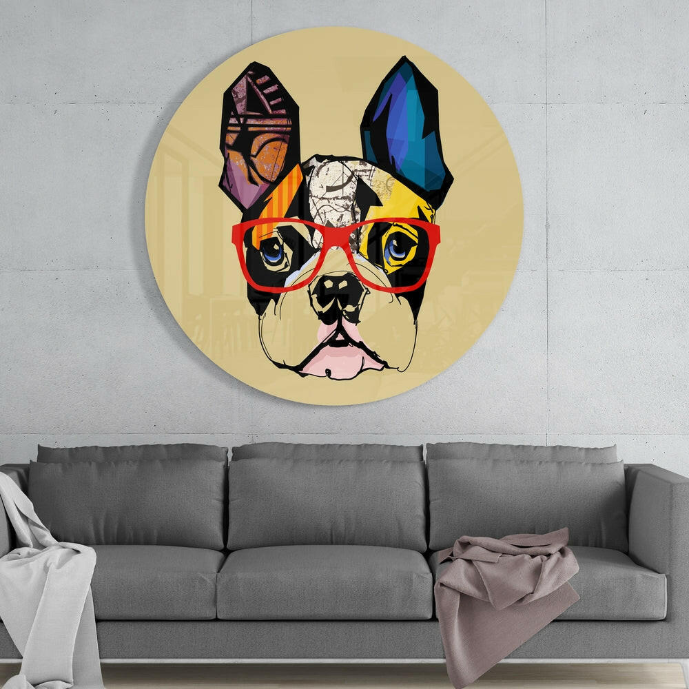 Köpek Cam Tablo.