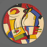 Çizgilerin Ruhu Cam Tablo.