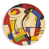 Çizgilerin Ruhu Cam Tablo.