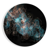 Mavi Patlama Cam Tablo.