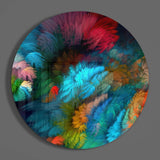 Renkli Patlama Cam Tablo.