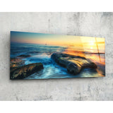 Deniz 92x36cm Cam Tablo.