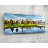 İlkbahar 92x36cm Cam Tablo.