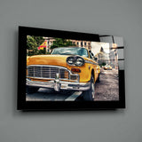 Vintage Taxi New York Cam Tablo.
