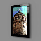 Galata Kulesi Cam Tablo.