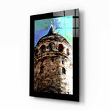 Galata Kulesi Cam Tablo.