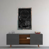 Gök Atlası Atatürk Cam Tablo.