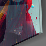 Havalı kedi Cam Tablo || Tasarımcı Koleksiyonu.