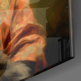 Havalı Kedi Cam Tablo || Tasarımcı Koleksiyonu.