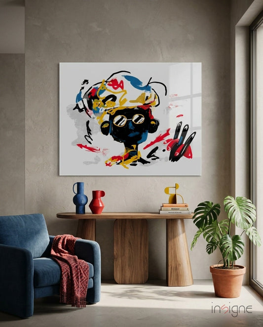 Düşünceler Cam Tablo