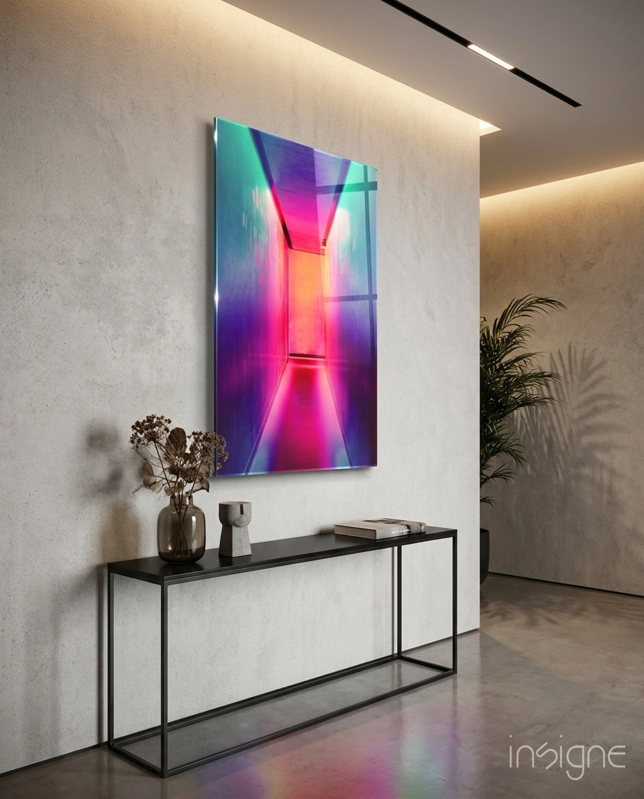 Renkli Oda Cam Tablo