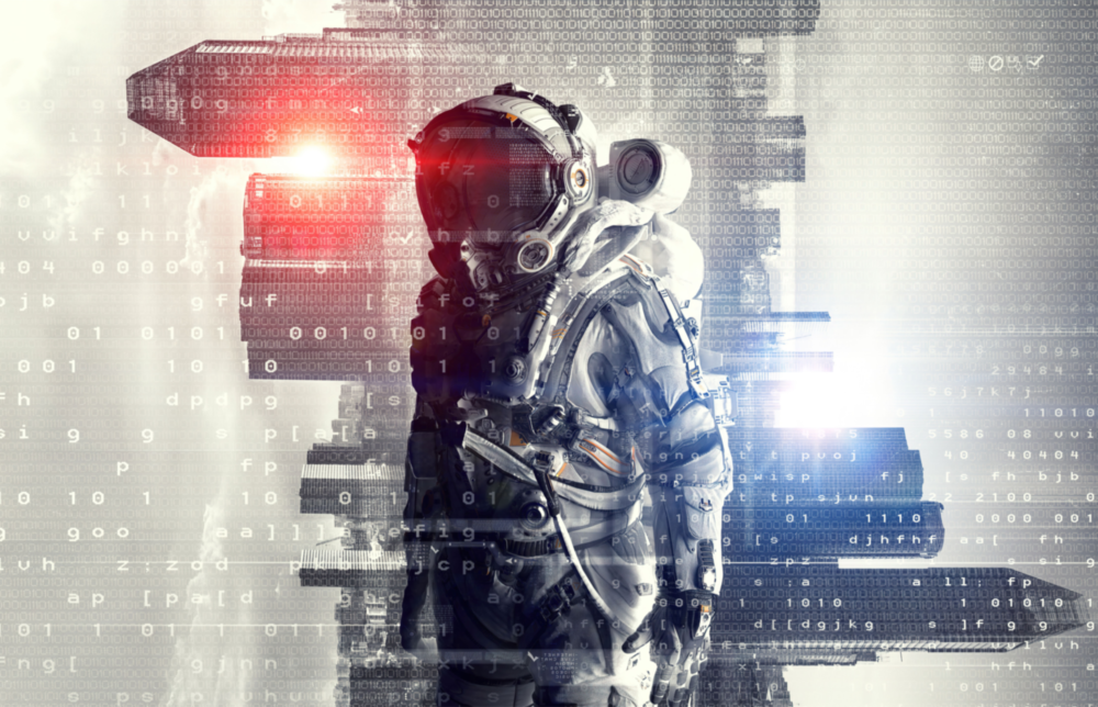 Dijital Astronot Cam Tablo