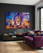 Aslan  Cam Tablo