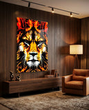 Aslan  Cam Tablo