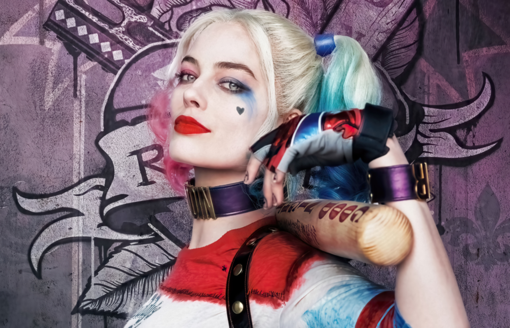 Harley Quinn Cam Sanatı Cam Tablo