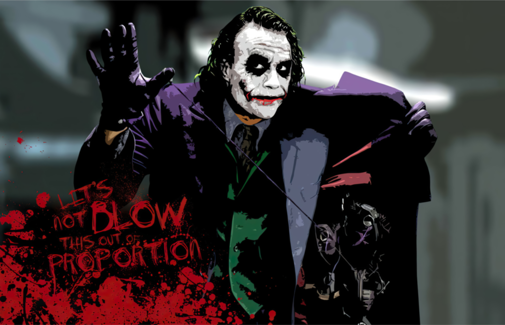 Joker Cam Sanatı Cam Tablo