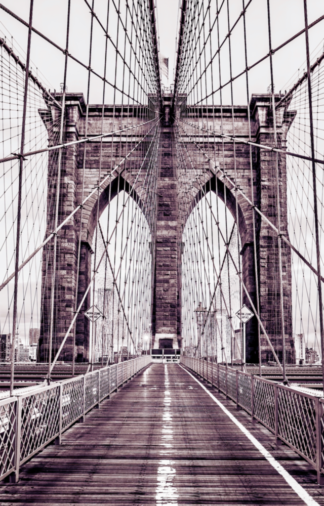 Brooklyn Köprüsü Cam Tablo