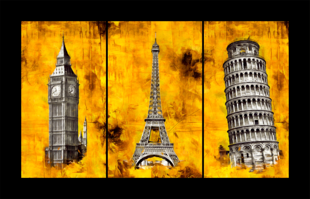 Roma Paris Londra Cam Tablo